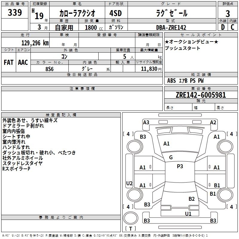 TOYOTA COROLLA AXIO