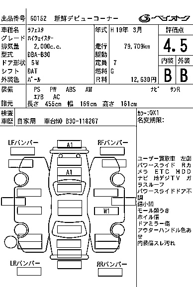 NISSAN LAFESTA