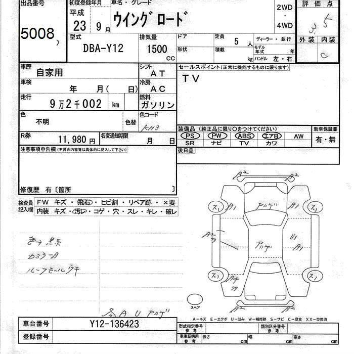 NISSAN WINGROAD