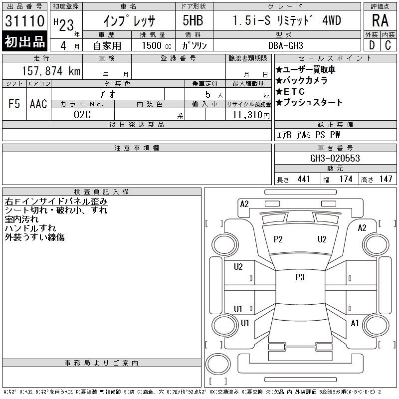 SUBARU IMPREZA