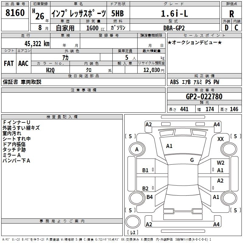 SUBARU IMPREZA