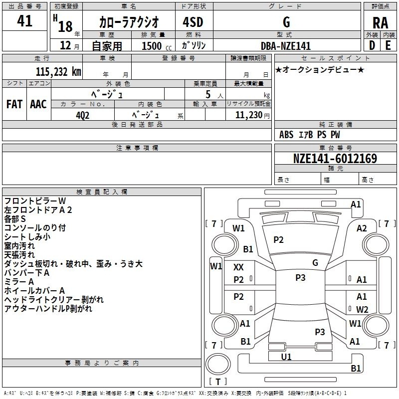TOYOTA COROLLA AXIO