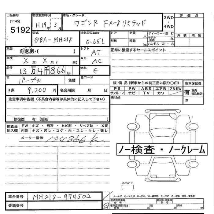 SUZUKI WAGON R