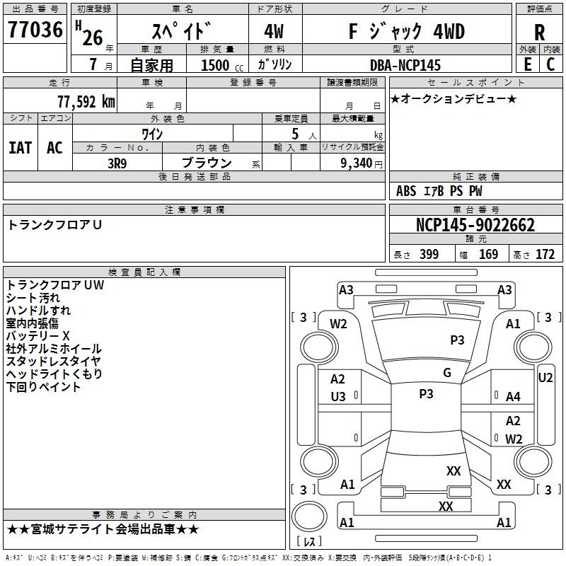TOYOTA SPADE