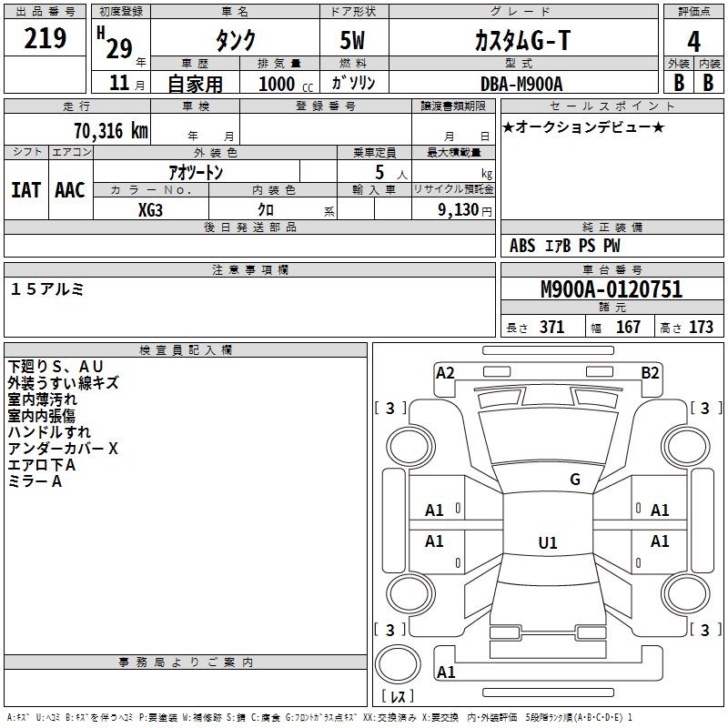 TOYOTA TANK