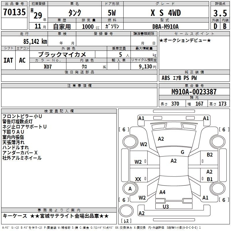 TOYOTA TANK