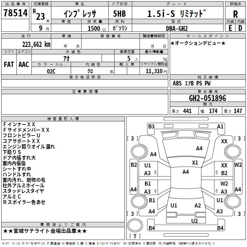SUBARU IMPREZA