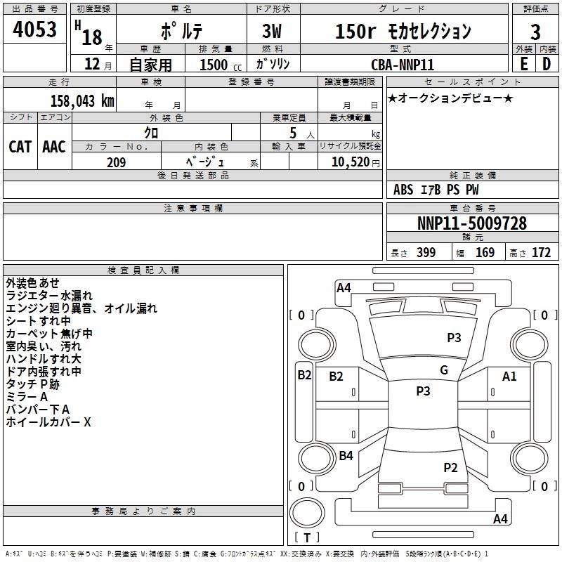 TOYOTA PORTE