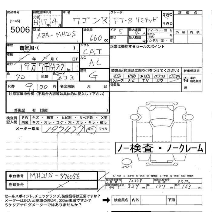 SUZUKI WAGON R
