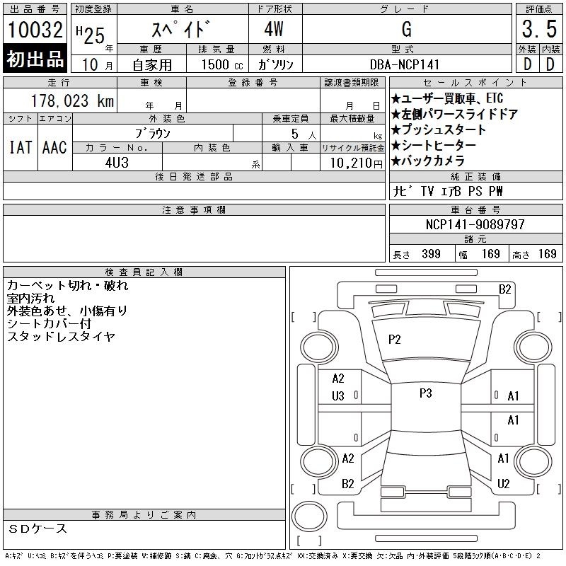 TOYOTA SPADE