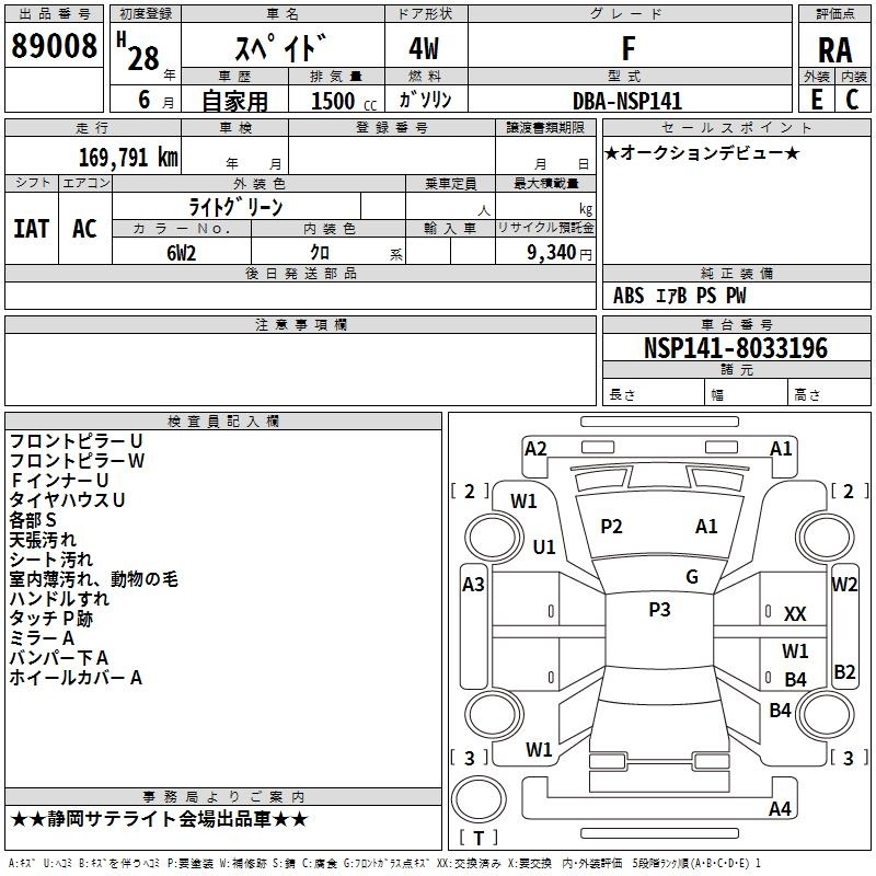 TOYOTA SPADE