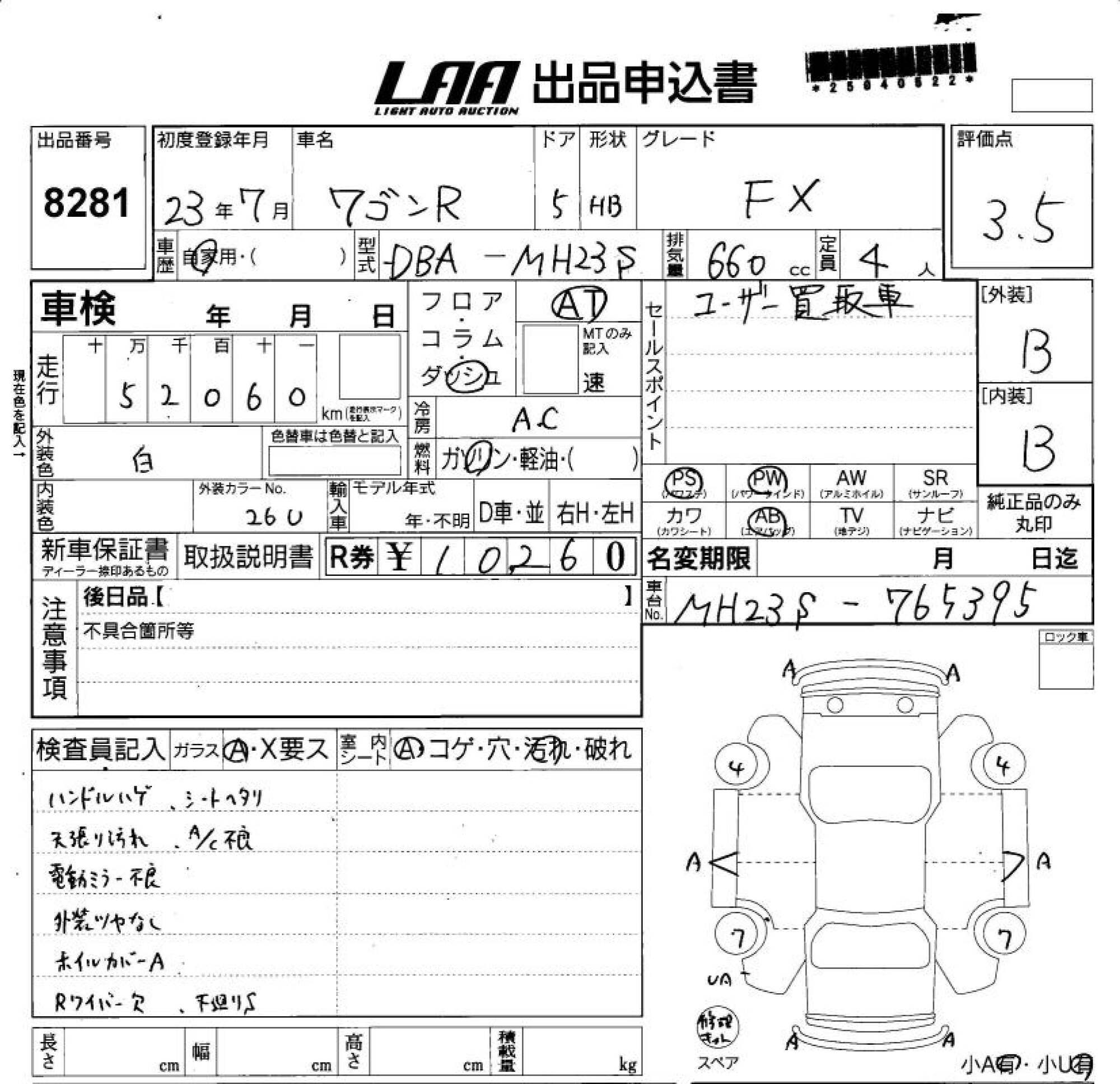 SUZUKI WAGON R