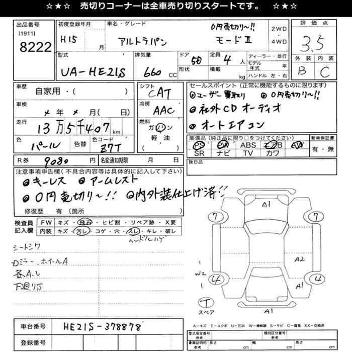 SUZUKI ALTO LAPIN