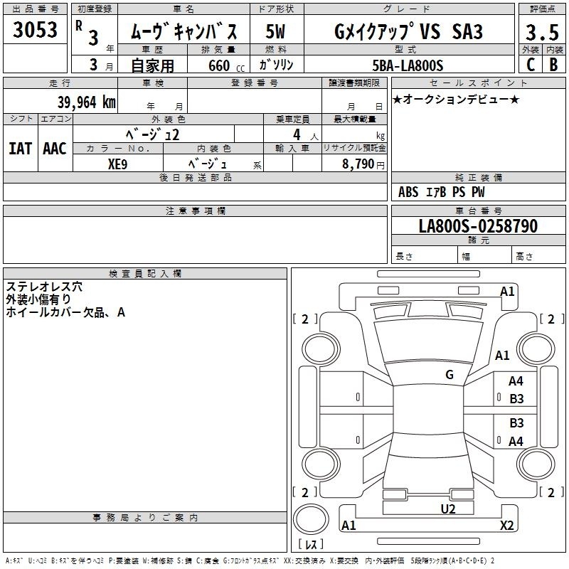 DAIHATSU MOVE CANBUS