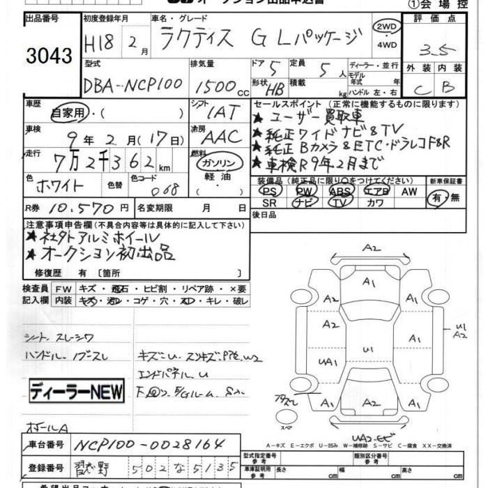 TOYOTA RACTIS