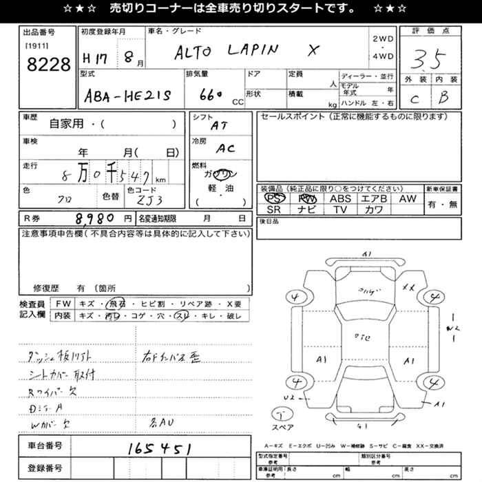 SUZUKI ALTO LAPIN
