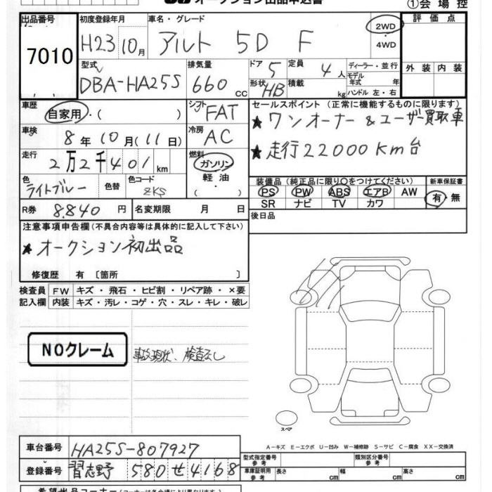 SUZUKI ALTO