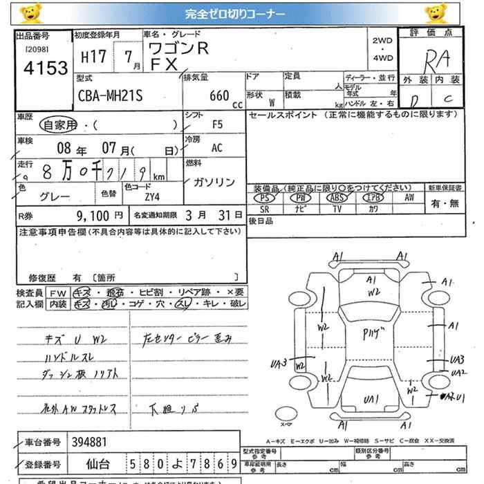 SUZUKI WAGON R