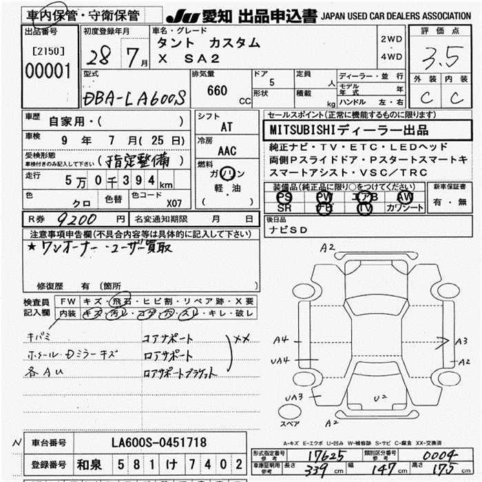 DAIHATSU TANTO